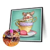 Diamond Painting-DIY Full Round Drill Cartoon Mouse(30*30CM)