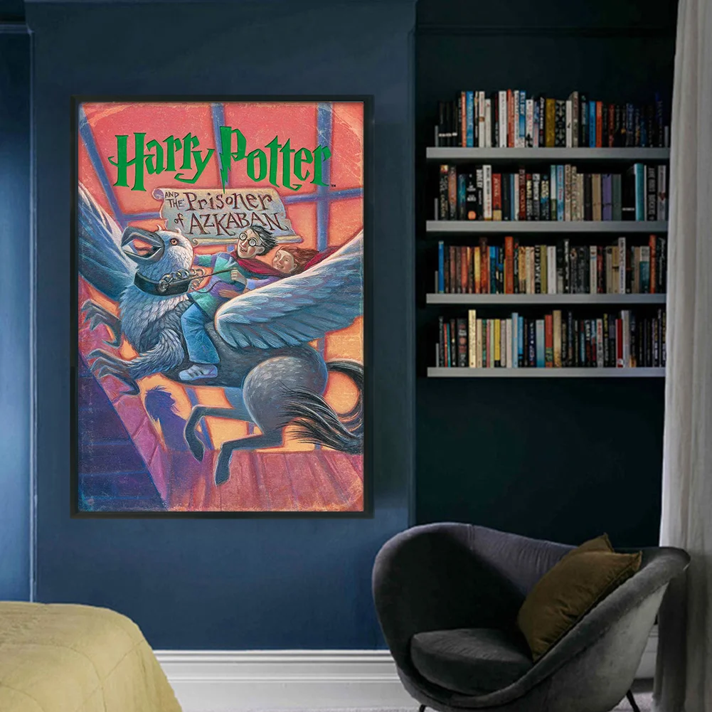 11CT Full Stamped Cross Stitch - Harry Potter Poster3(Canvas|50*70CM)