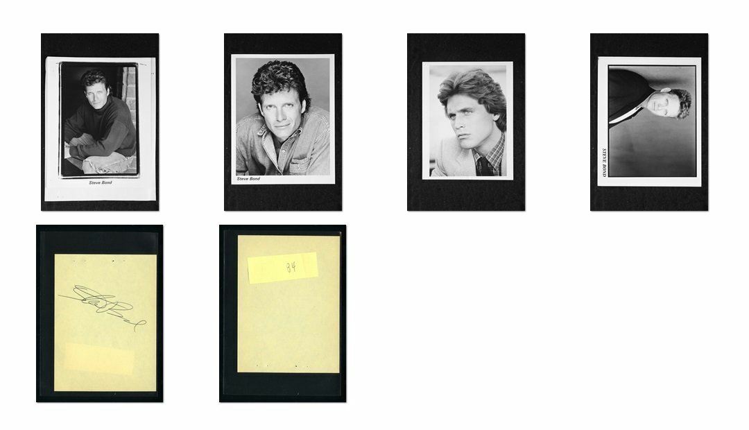 Steve Bond - Signed Autograph and Headshot Photo Poster painting set - Santa Barbara