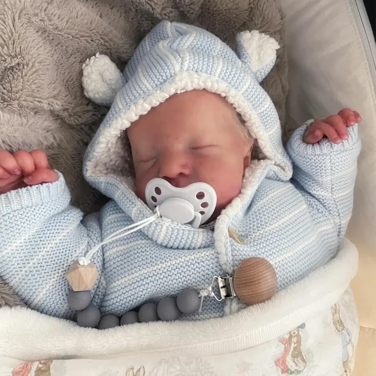  20" Realistic Reborn Baby Cute Boy Doll That Look Real Perian with Heartbeat💖 & Sound🔊 - Reborndollsshop®-Reborndollsshop®