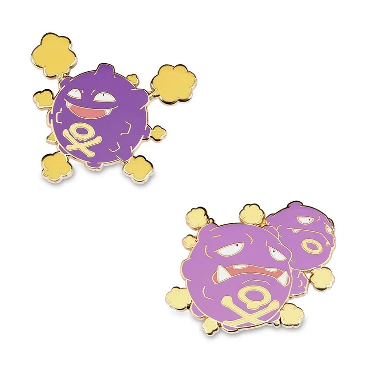 Koffing & Weezing Pokémon Pins (2-Pack)