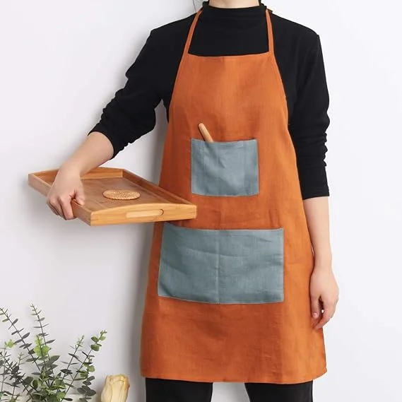 100% French Linen Apron Linen Time®
