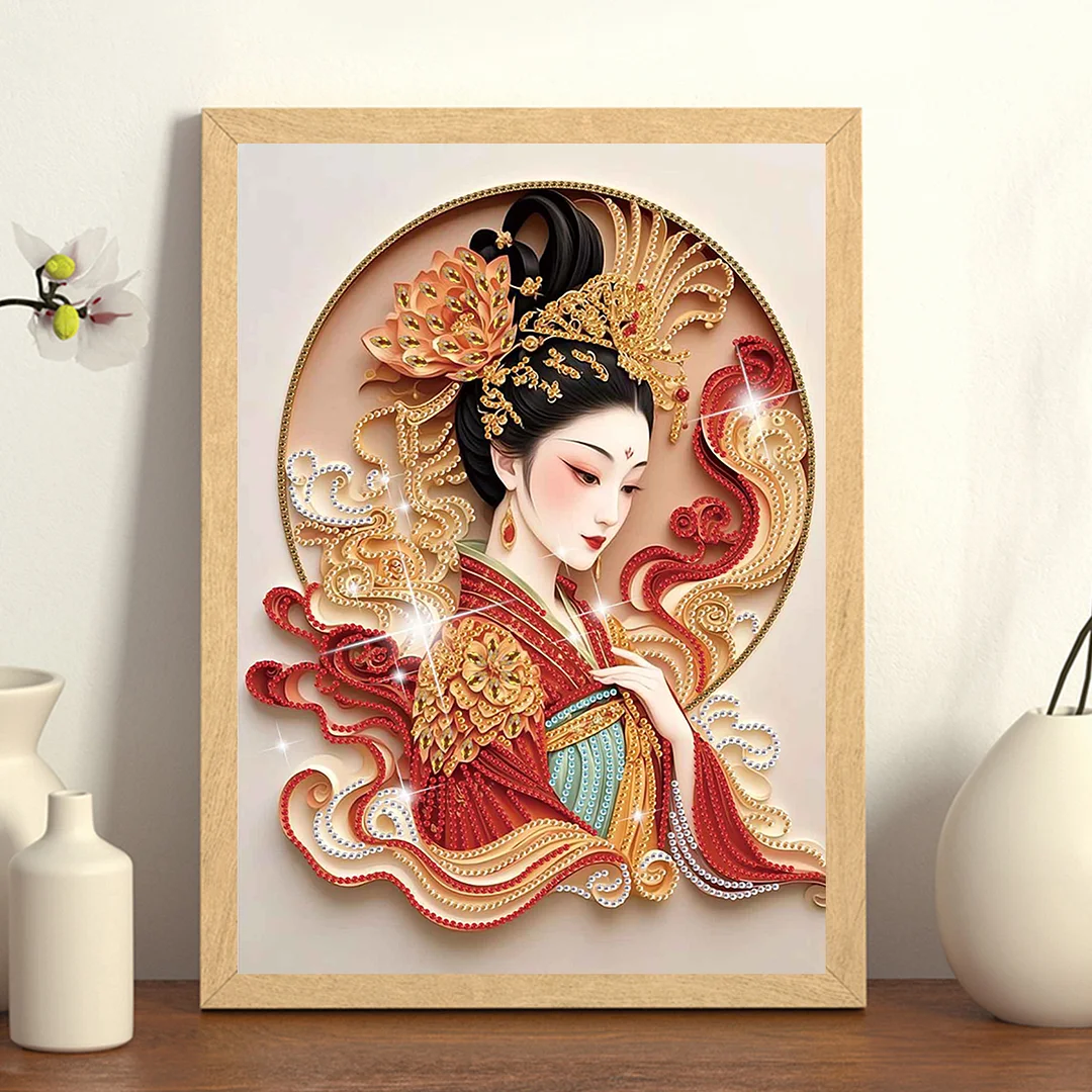 Diamond Painting - Partial Special Shaped Drill - Royal Consort(Canvas|30x40cm)