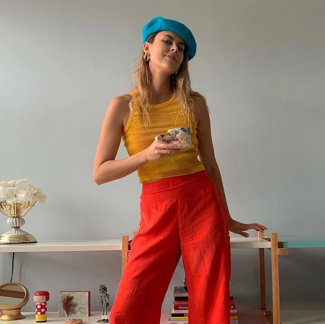 2021 Knit Tank Tops Women Sleeveless Y2K Crop T Shirts Casual Summer Off Shoulder Top Tie Dye Cute T-Shirts O Neck Vintage Tees