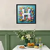 Butterfly Flower H 5D Partial Drill DIY Diamond Painting Kit 30*30cm