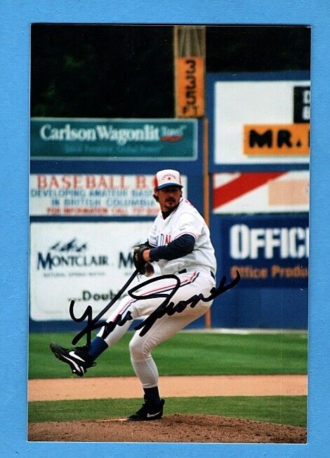 1997 KEVIN GROSS-PCL-VANCOUVER CANADIANS AUTOGRAPHED 4X6  COLOR Photo Poster painting