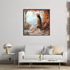 Victorian Girl-14CT Stamped Cross Stitch 50*50cm/19.69*19.69in
