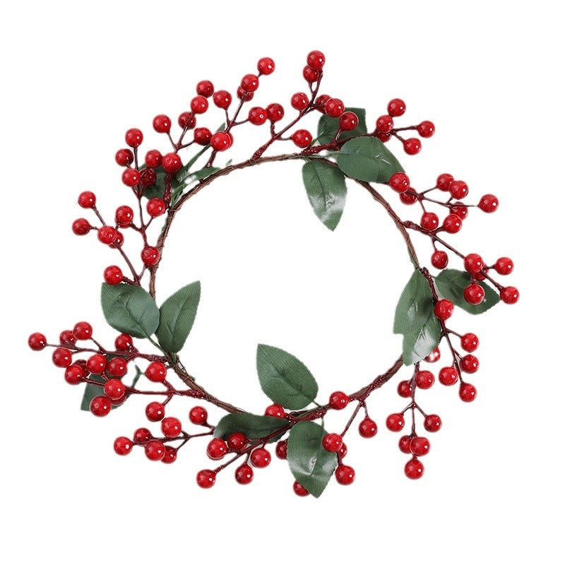 Artificial Red Fruit Garland Christmas Decoration Supplies Pine Grass Garland Shooting Landscape New Year Decoration Christmas Garland