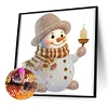 Diamond Painting-DIY Crystal Rhinestone Snowman