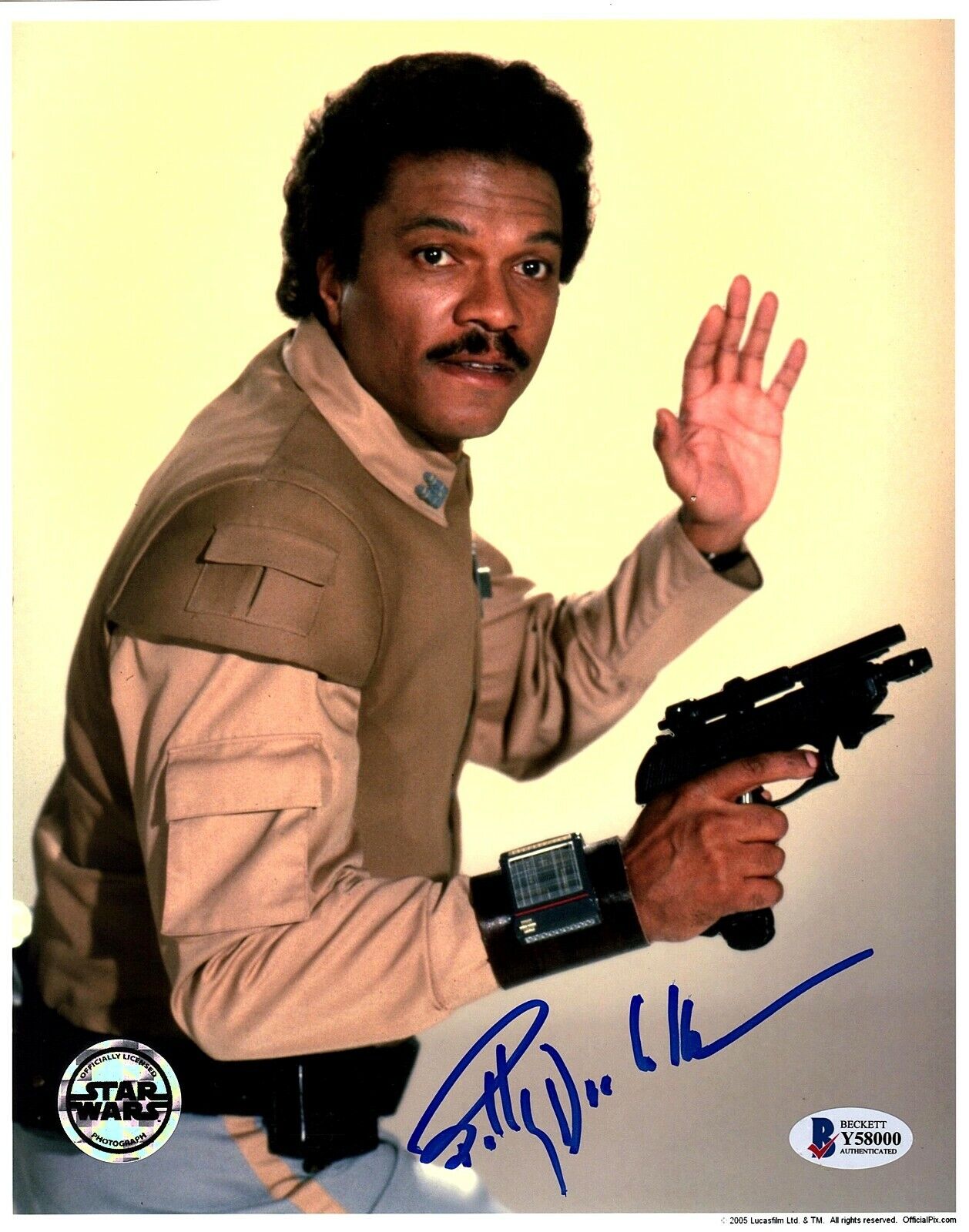 Billy Dee * 威廉斯签名星球大战“Lando”8x10 官方照片照片 BAS #y58000