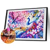 Peacock Pink Tree - Crystal Rhinestone Diamond Painting