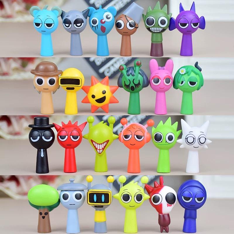 Product Introduction of 24pcs Sprunki Action Figures Set, Music Game Collectible Dolls, Unique Christmas & Birthday Gifts for Adults & Youngsters, Whimsical Art Style Figurines, Perfect for Car & Desktop Decor, Holiday Gifts 4