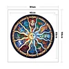 (Counted/Stamped) 11CT Sun Moon Constellation-Cross Stitch 50*50cm/19.68*19.68in