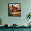 Country House-Full Round Diamond Painting 30*30CM