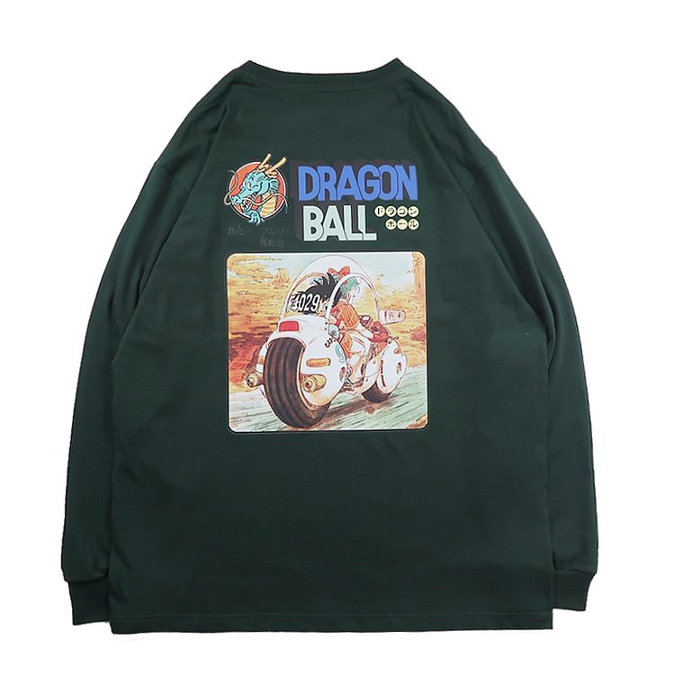 Pure Cotton Dragon Ball Long Sleeve T-shirt weebmemes