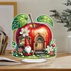 Diamond Painting Acrylic Apple Cottage Tabletop Ornaments Kit