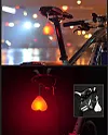 Bicycle Taillight Creative Egg Light Outdoor Night Riding High Brightness Heartbeat Warning Light Backpack Hanging Light Cycling Equipment