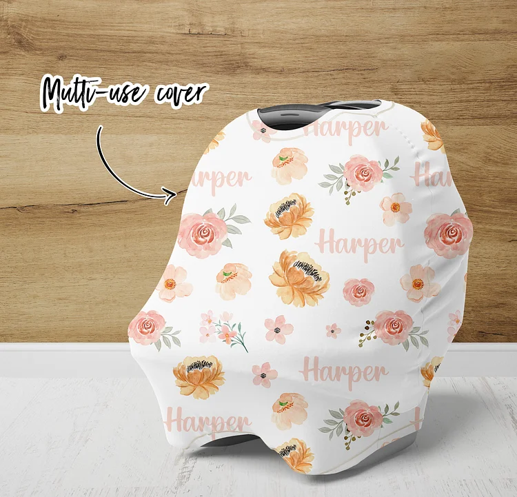 Personalized Flower Baby Accessories Set|08