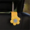 Plaid Floral Car Backseat Hanger Hooks for Bags and Purse