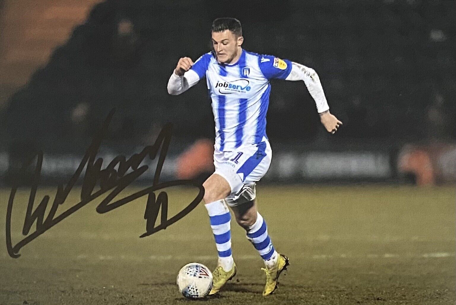 Ben Dickenson Genuine Hand Signed Colchester United 6X4 Photo Poster painting