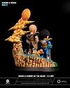 1/6 Scale Krillin/ Kuririn & Son Gohan on The Namek with LED - Dragon Ball Resin Statue - ShowTime Studio