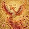 Pearl Full DIY 5D Round Drill Gem Art Diamond Painting Kits 15.75x15.75 in Diamond Dots Paintings Picture Arts Craft Diamond Art Kits for Adults Beginner Home Wall Decor