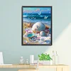 Beach Shells - 11CT Stamped Cross Stitch - 40*50cm