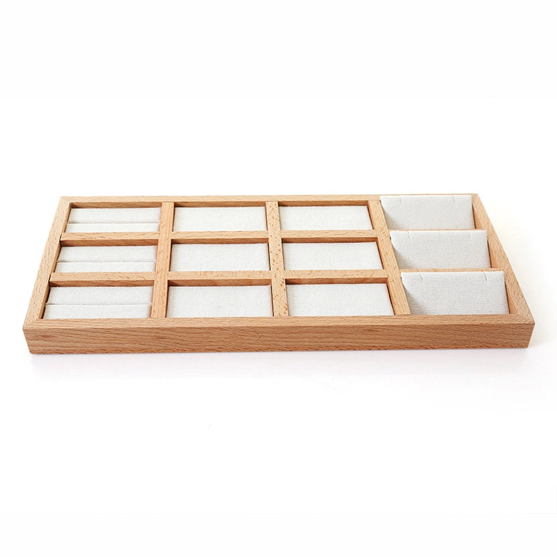 1 Piece Beech Minimalist Classic Style Geometric Jewelry Rack