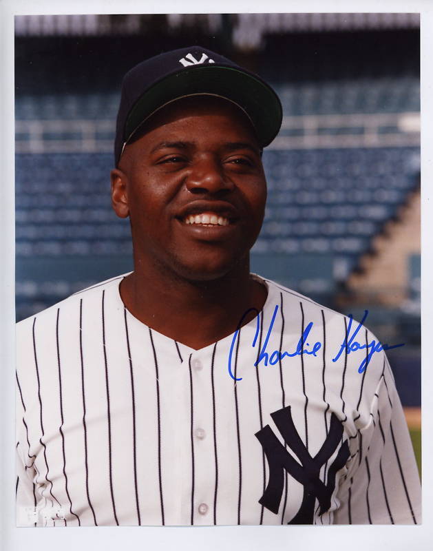 Charlie Hayes Yankees Signed Autographed 8x10 Photo Poster painting