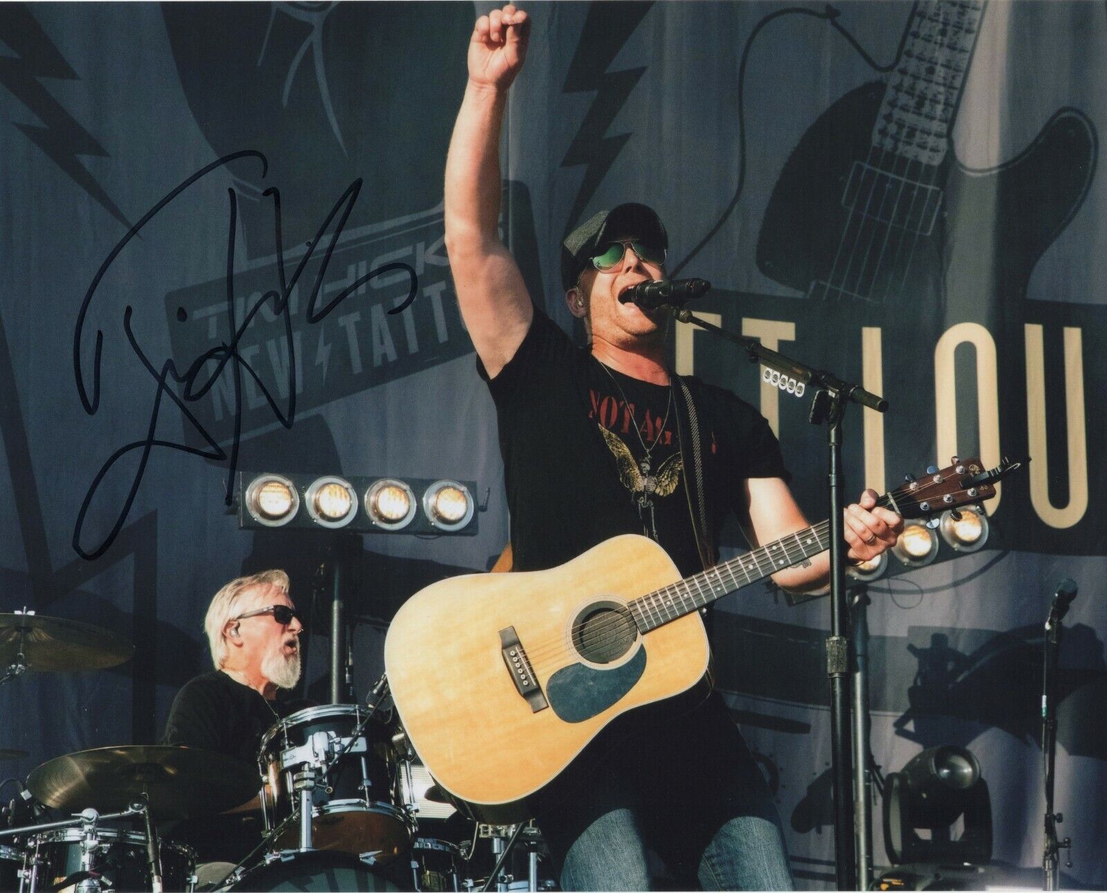 TIM HICKS SIGNED AUTOGRAPH COUNTRY MUSIC 5:01 NO TRUCK SONG 8X10 Photo Poster painting #3