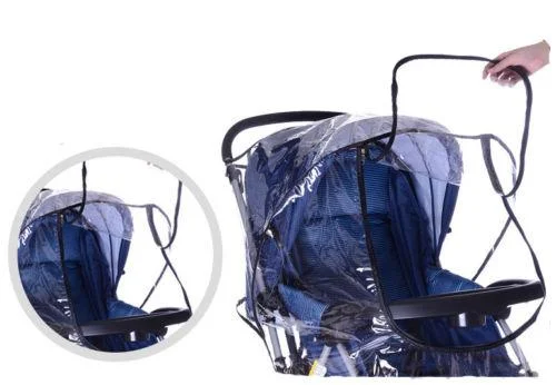 2018 Brand New Baby Stroller Raincover Universal Pushchair Pram Buggy Rain Cover Transparent Rain Cover