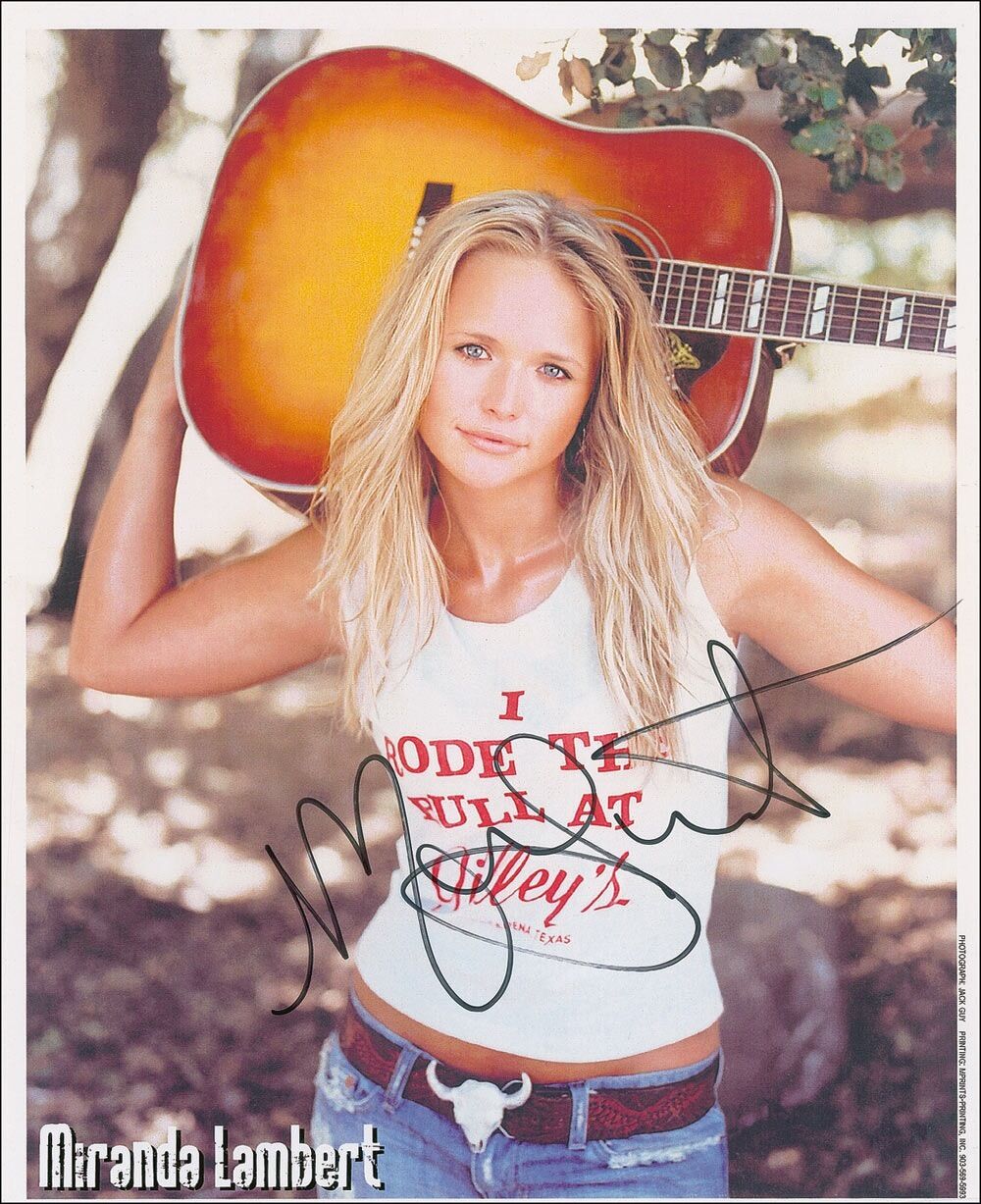 MIRANDA LAMBERT Signed Photo Poster paintinggraph - Country Music Singer / Vocalist - preprint