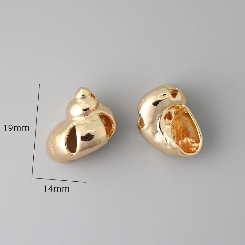 1 Piece Brass Conch Shell Jewelry Accessories Pendant