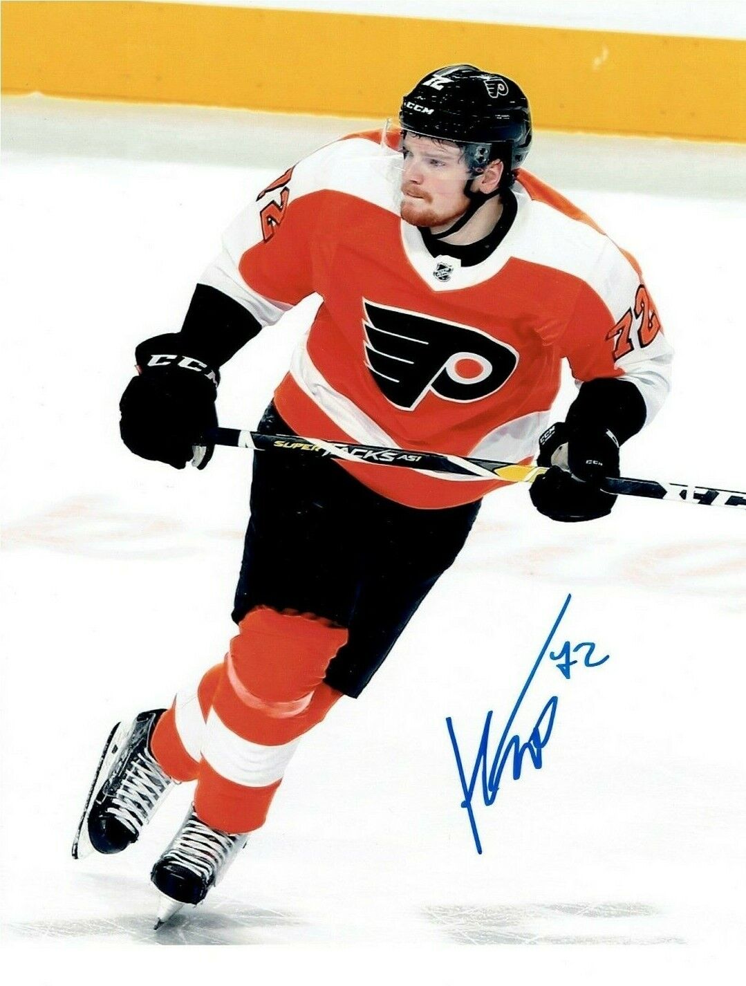 DAVID KASE autographed SIGNED PHILADELPHIA FLYERS 8X10 Photo Poster painting