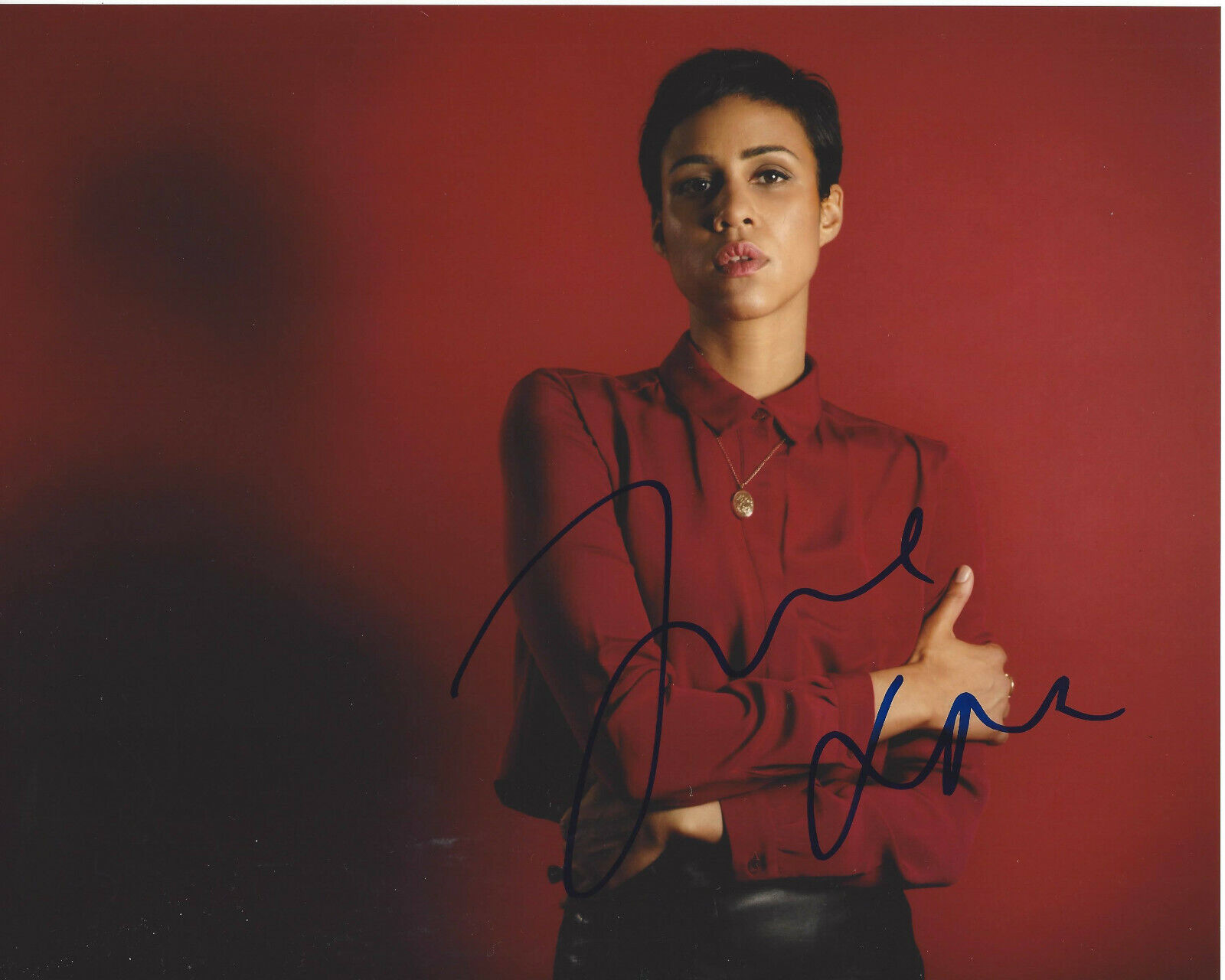 ZAWE ASHTON SIGNED 'NOCTURNAL ANIMALS' 8X10 Photo Poster painting w/COA VELVET BUZZSAW ACTRESS