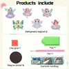 6Pcs Elf Mädchen - 5d DIY Handwerk Aufkleber Magnet