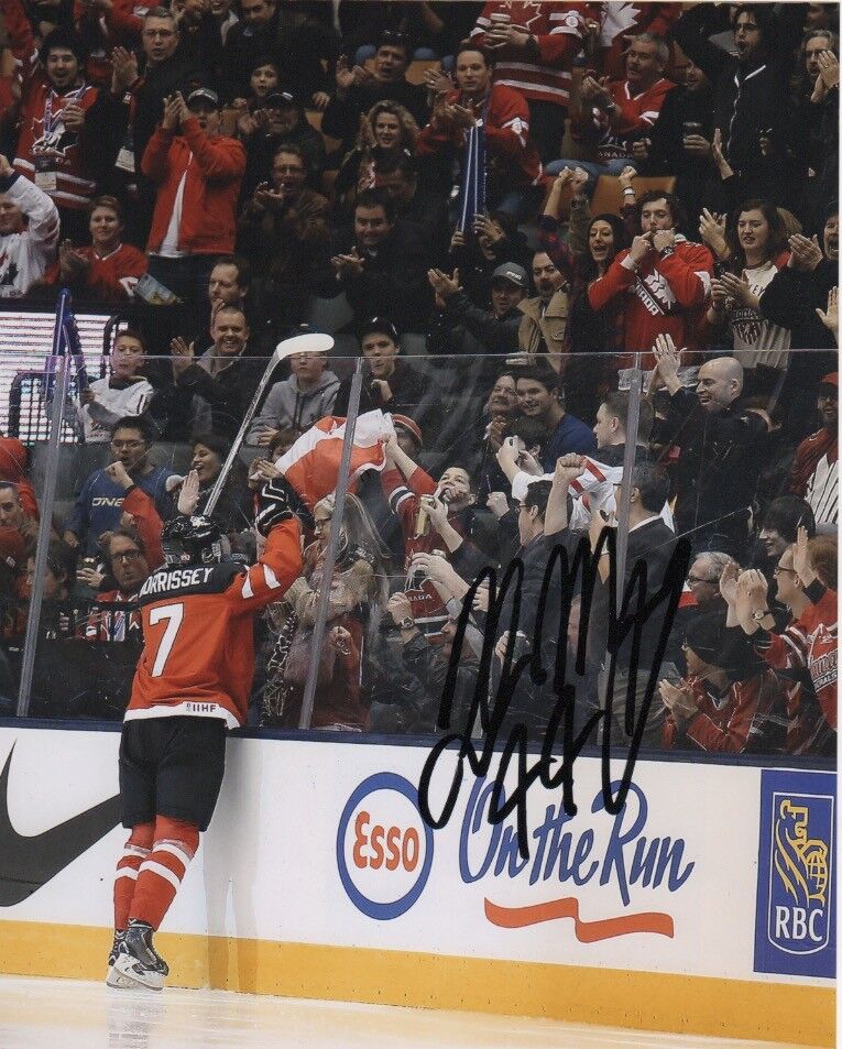 Team Canada Josh Morrissey Signed Autographed 8x10 IIHF Photo Poster painting COA