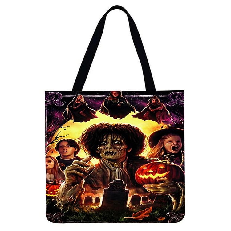 Movie Witch - Linen Tote Bag