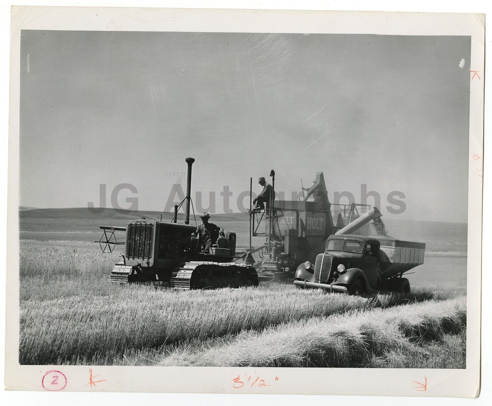 Farm Security Administration - Vintage Photo Poster painting by Russell Lee - Walla Walla Co, WA