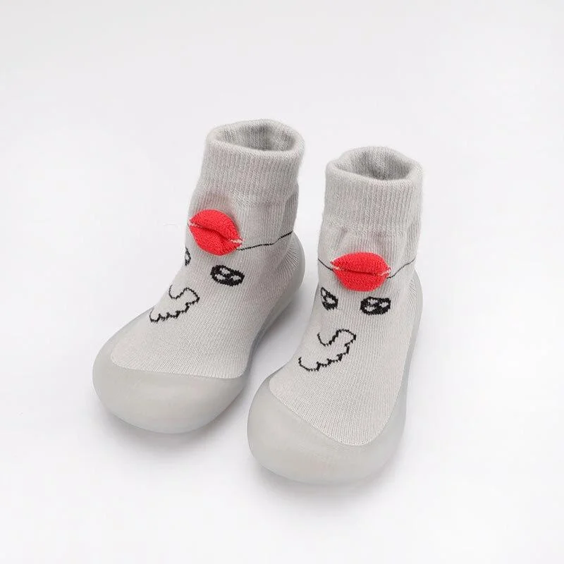 Baby Boy Girl Shoes Autumn Winter Spring Infant Nonslip Sock Kid Soft Rubber Sole Sock Toddler Shoes Anti-slip Floor Socks Shoes