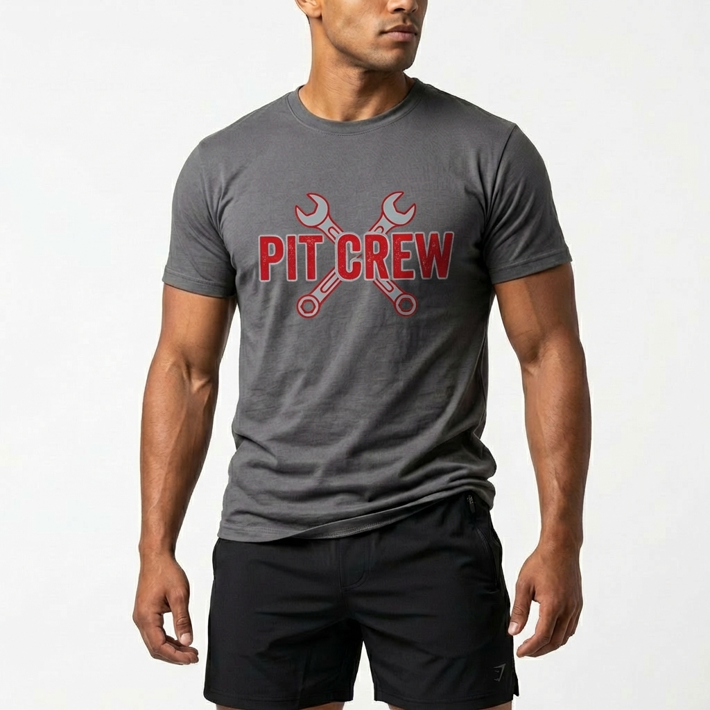  Men's American Racing-themed Casual Printed Short-Sleeved T-shirt Avantcool