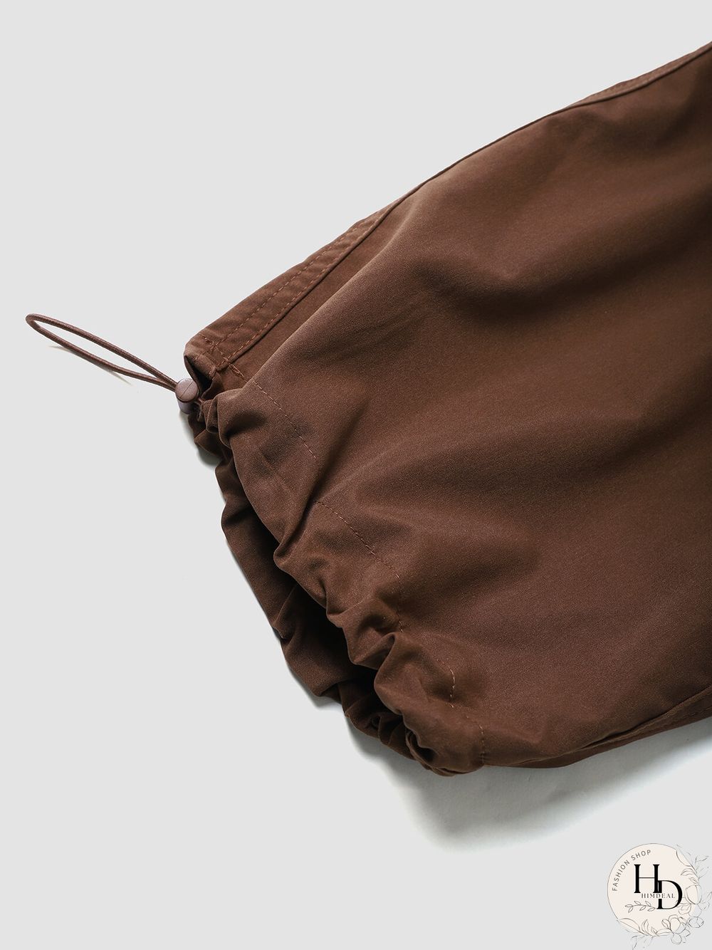 Women Solid Loose Drawstring Casual Cargo Pants