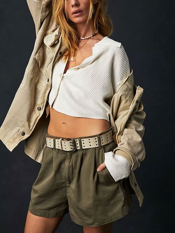 vintage women's shorts in soft cotton