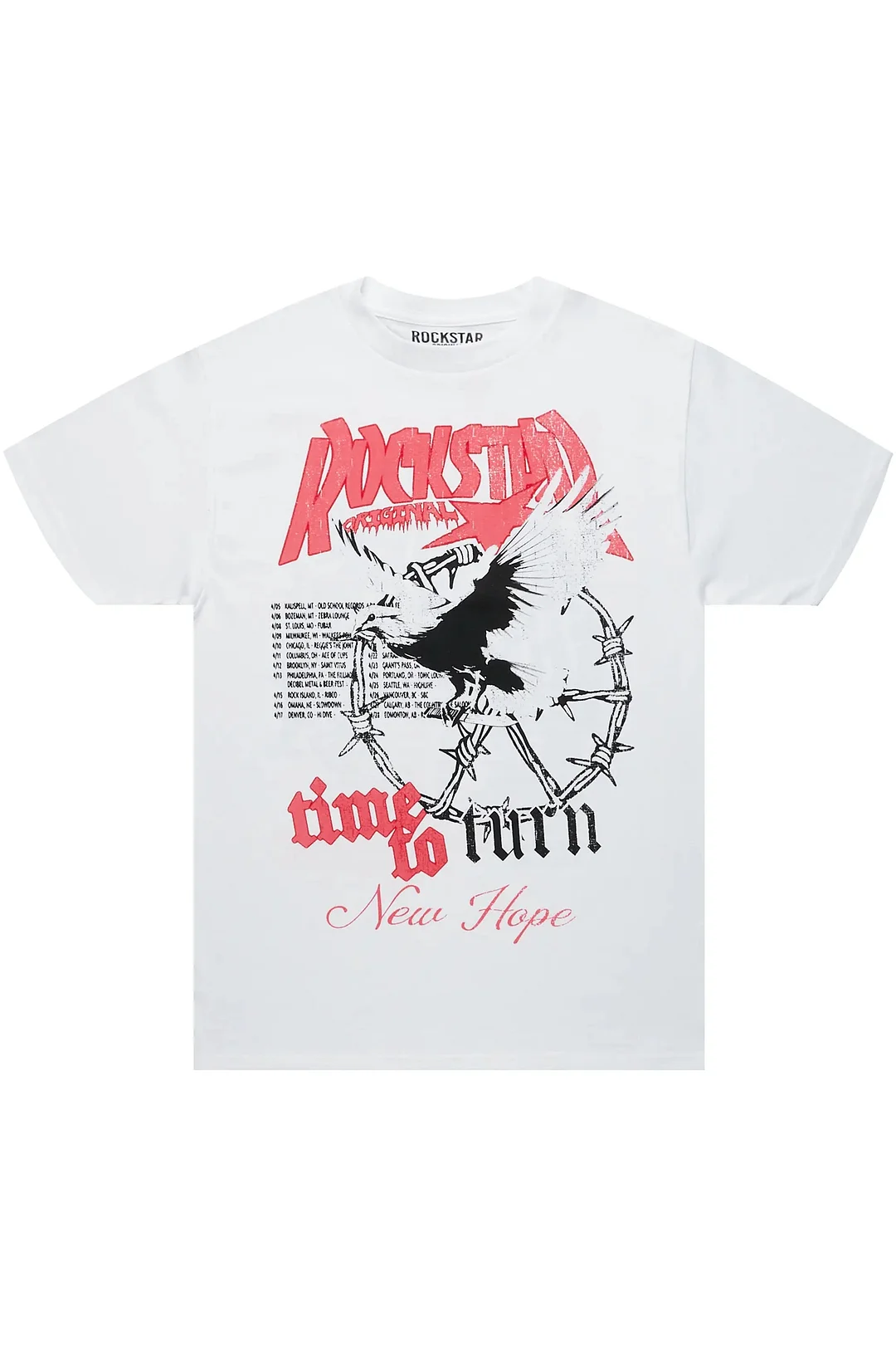 Burial White Graphic T-Shirt