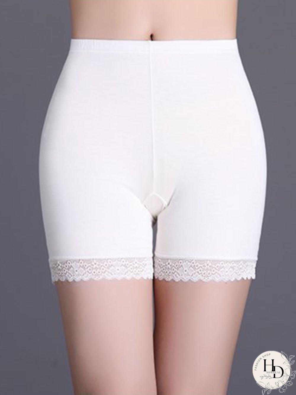 Stretch Lace Stitching Leggings Safety Shorts