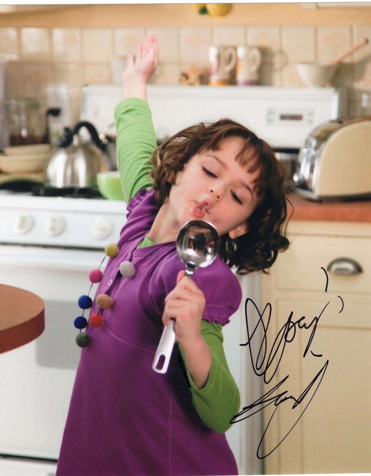 Joey King Ramona and Beezus Signed 8x10 Photo Poster painting w/COA