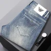 Men's High-end Slim Fit Straight Stretch Casual Jeans