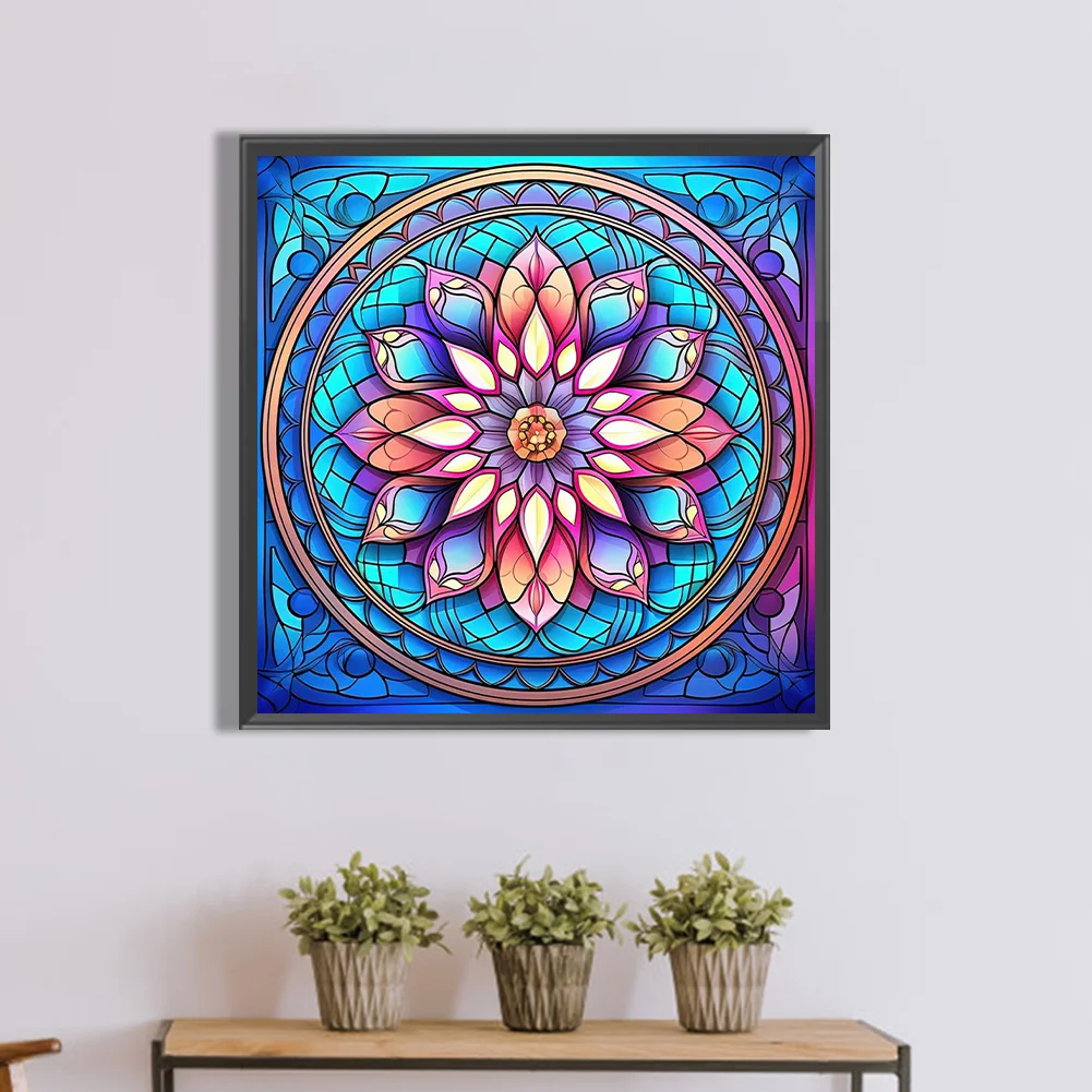 Partial AB Diamond Painting - Full Square Drill - Mandala(Canvas|45*45cm)