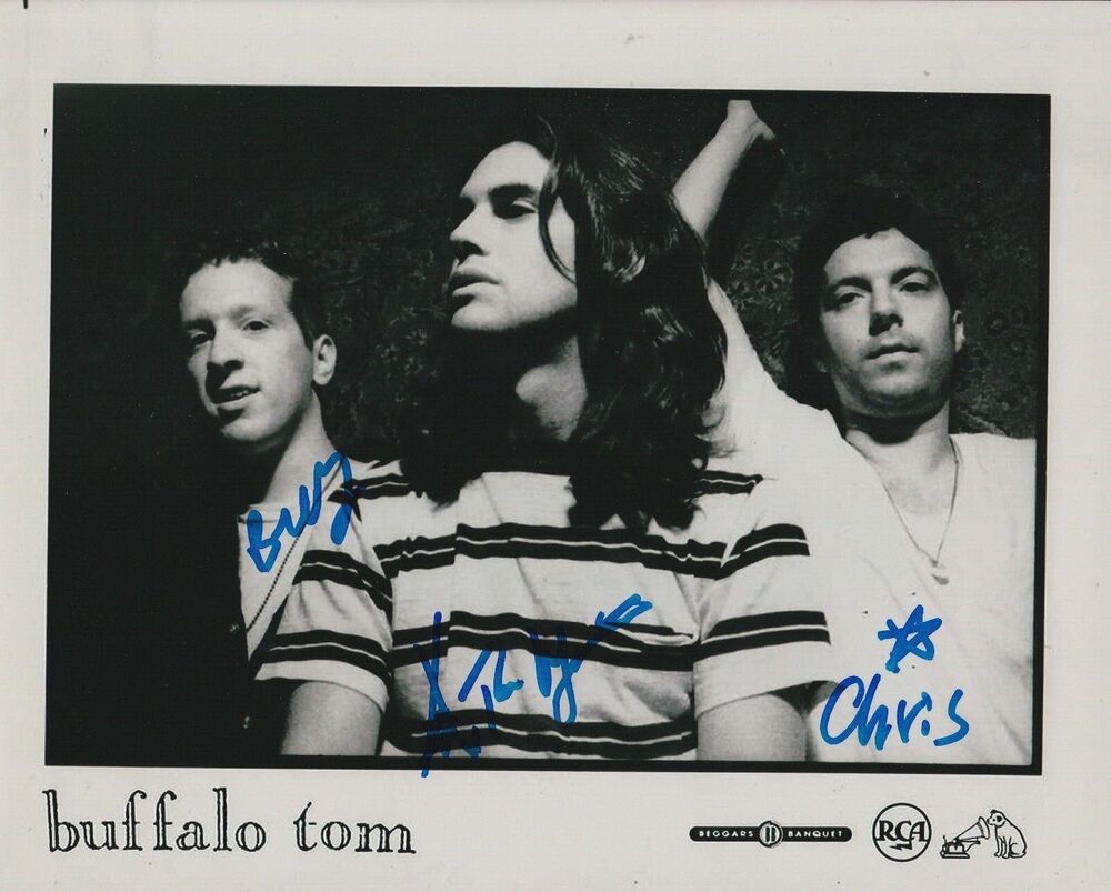 * BUFFALO TOM * signed autographed 8x10 Photo Poster painting * BILL, CHRIS & TOM * 4