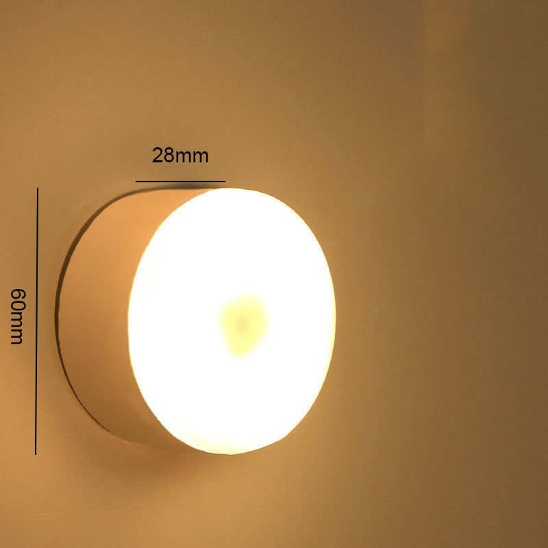Human Body Induction Night Light Led  Charging  Wireless Bedroom Light